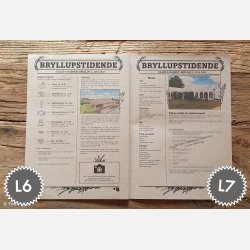 Bryllupstidende | Build It i naturlook