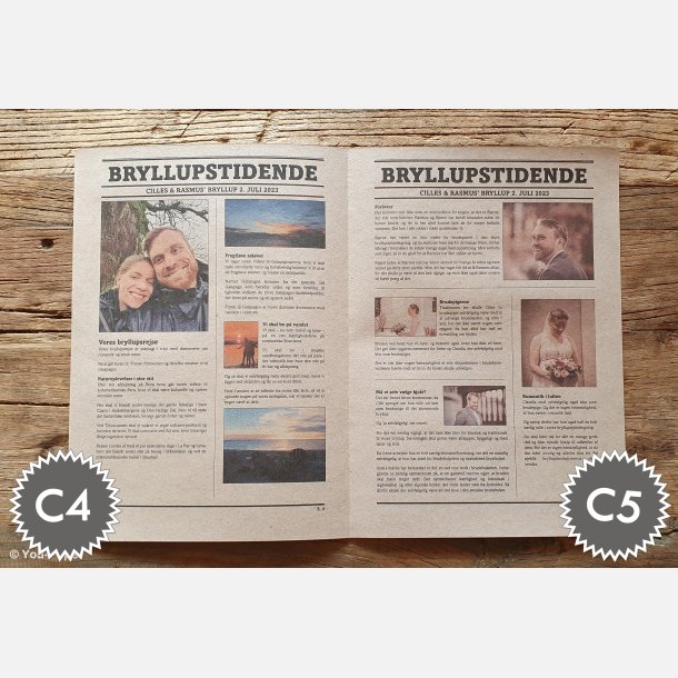 Bryllupstidende | Build It i naturlook