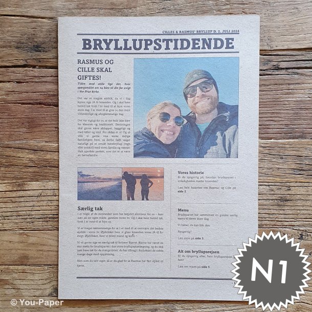 Bryllupstidende | Build It i naturlook