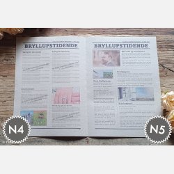 Bryllupstidende | Build It i naturlook