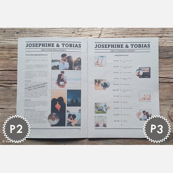 Bryllupstidende | Build It i naturlook