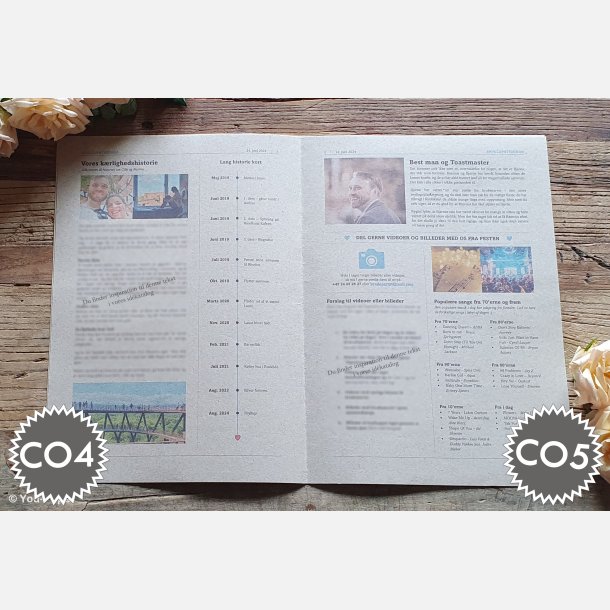 Bryllupstidende | Build It i naturlook