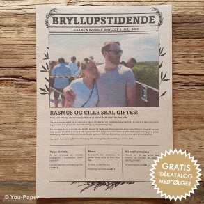 Bryllupstidende | Classic Leaf i naturlook