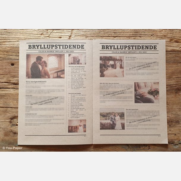 Bryllupstidende | Classic i naturlook