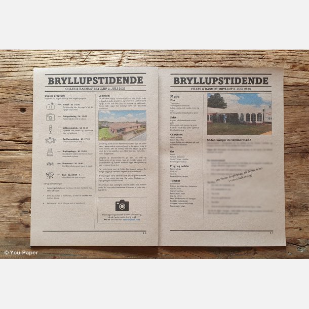 Bryllupstidende | Classic i naturlook
