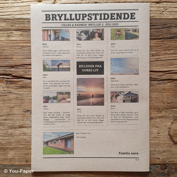 Bryllupstidende | Classic i naturlook