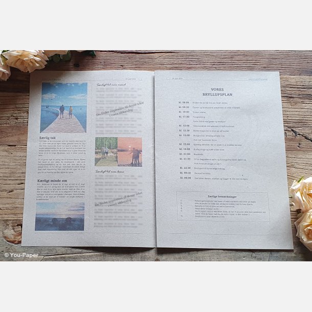 Bryllupstidende | Colorful i naturlook