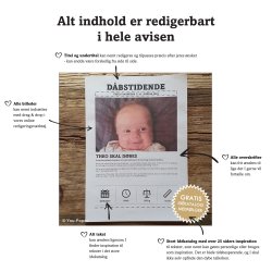 Illustration der viser, at alt indhold i d�bsavisen kan redigeres.