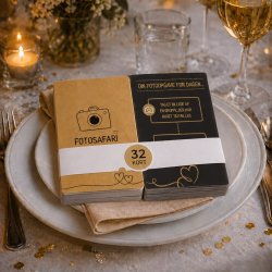Fotosafarikort til bryllup