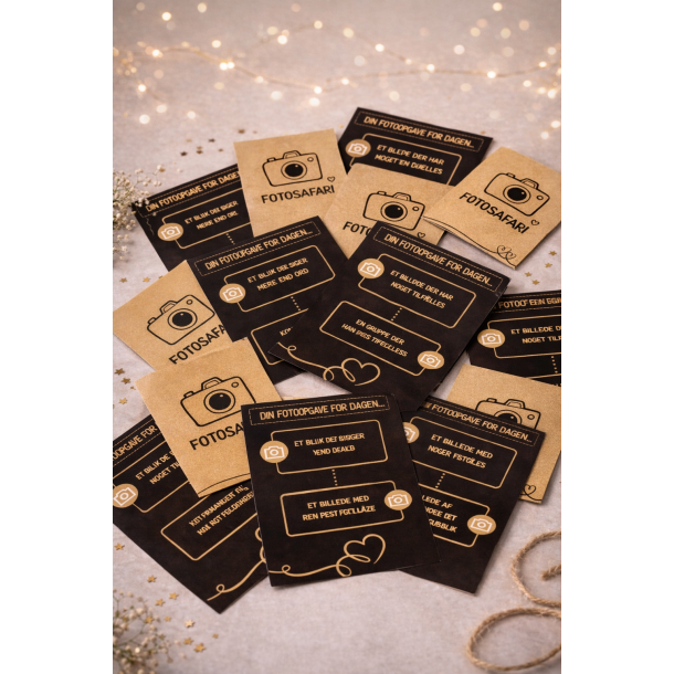 Print Selv - Fotosafarikort | Konfirmation