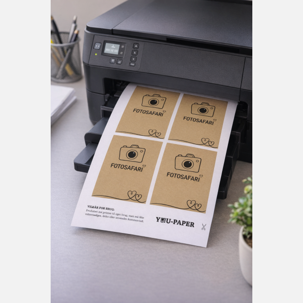 Print Selv - Fotosafarikort | Konfirmation