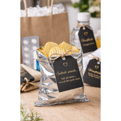 Hangover kit bryllup &ndash; bet�nksom dagen derp� gave fra brudepar til g�sterne