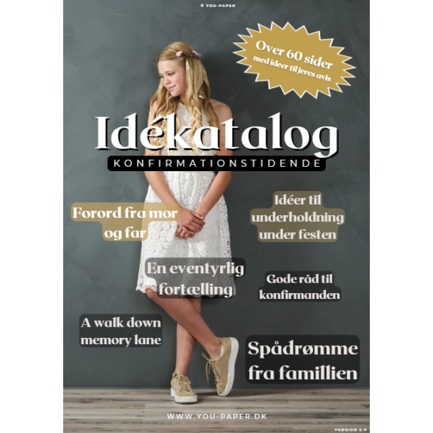 Idekatalog der viser id�er og inspiration til artikler og indslag i en konfirmationsavis