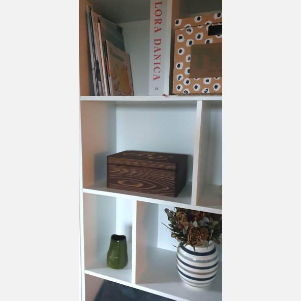 Krlighedskassen trykt med jeres initialer