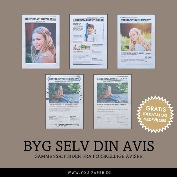 Eksempel p� konfirmationsavis som underholdning til konfirmation