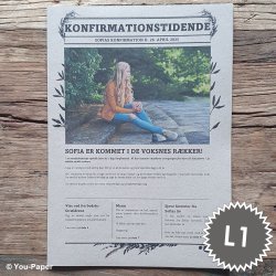 Konfirmationstidende | Build It i naturlook