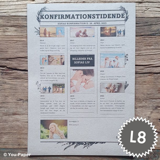 Konfirmationstidende | Build It i naturlook