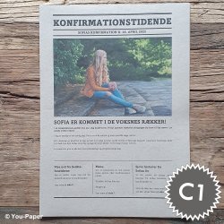 Konfirmationstidende | Build It i naturlook