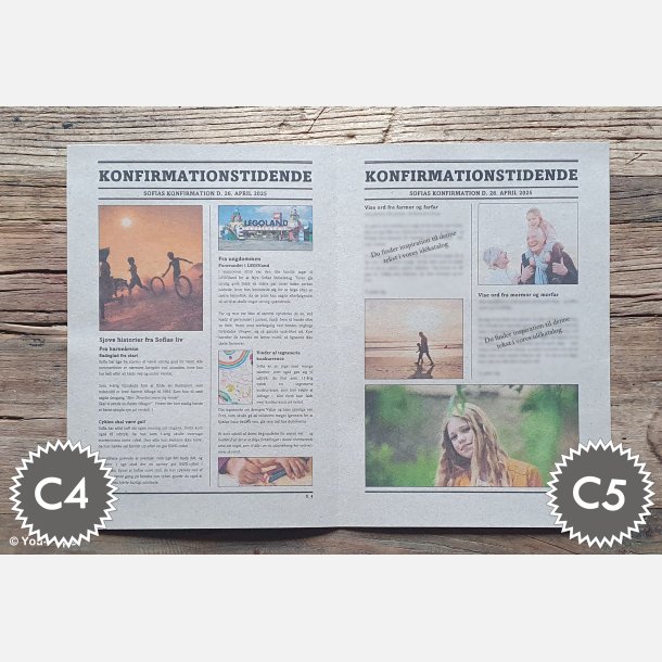 Konfirmationstidende | Build It i naturlook