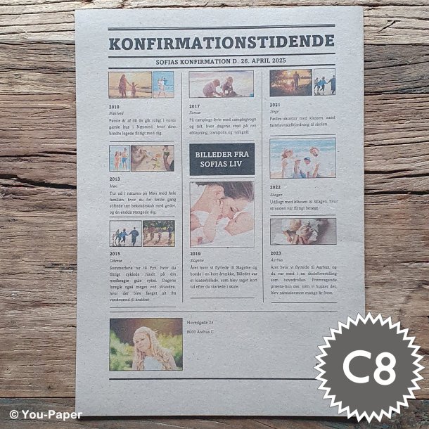Konfirmationstidende | Build It i naturlook
