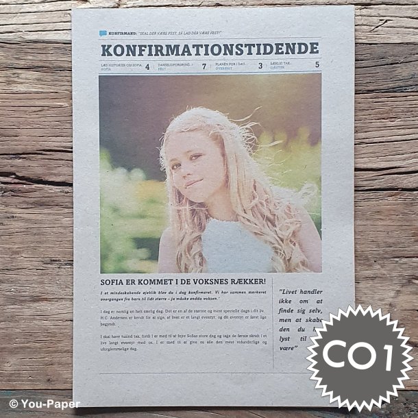 Konfirmationstidende | Build It i naturlook