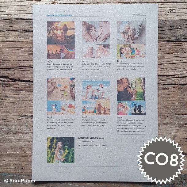 Konfirmationstidende | Build It i naturlook