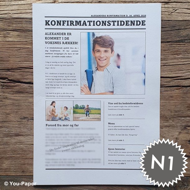 Konfirmationstidende | Build It