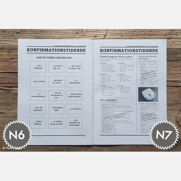 Konfirmationstidende | Build It