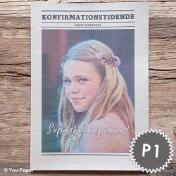 Konfirmationstidende | Build It i naturlook
