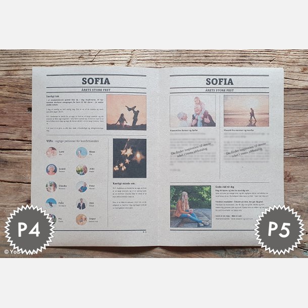 Konfirmationstidende | Build It i naturlook