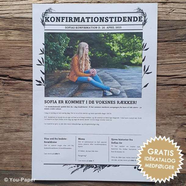 Konfirmationstidende | Classic Leaf
