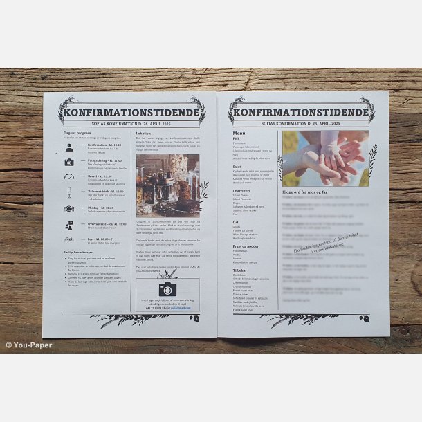 Konfirmationstidende | Classic Leaf