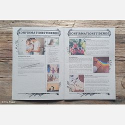 Konfirmationstidende | Classic Leaf i naturlook