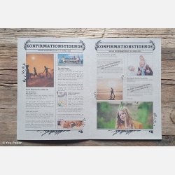 Konfirmationstidende | Classic Leaf i naturlook