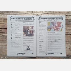 Konfirmationstidende | Classic Leaf i naturlook