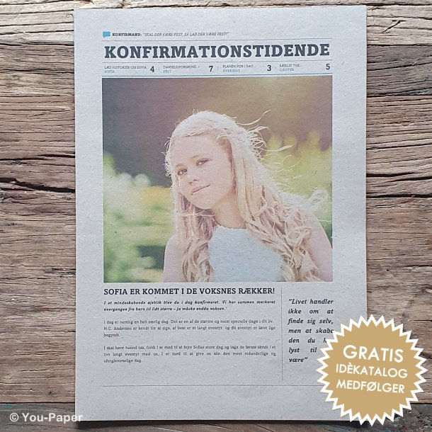 Konfirmationstidende | Colorful i naturlook