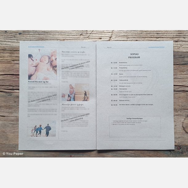 Konfirmationstidende | Colorful i naturlook