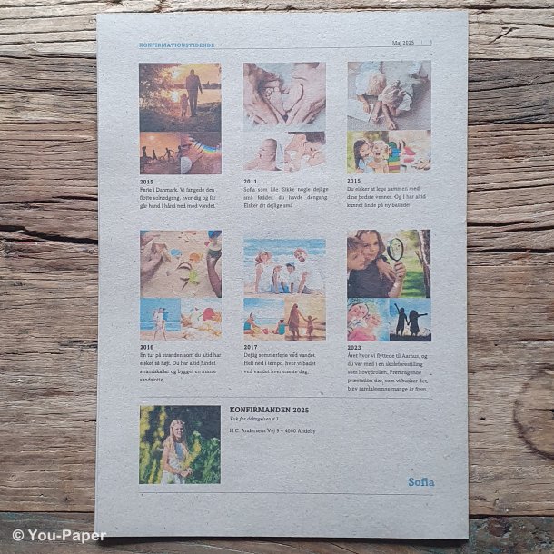 Konfirmationstidende | Colorful i naturlook