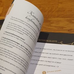 Budgetguide til konfirmation med prioriteringsliste og �konomisk planl�gning af festen