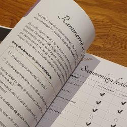 Sammenligning af festlokaler til konfirmation med plads til noter og vurdering