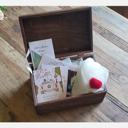 Krlighedskassen trykt med jeres initialer